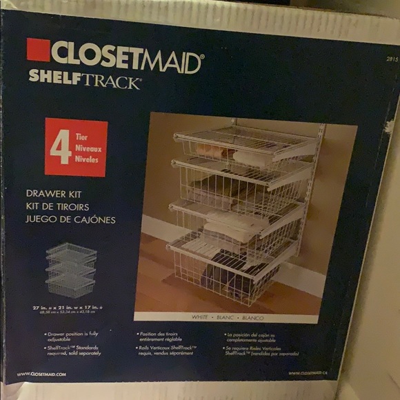 Drawer Kits for your closet.